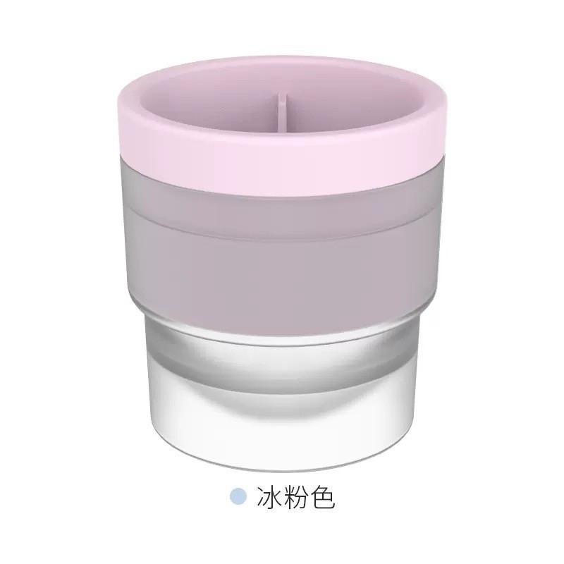 

Household Large-sized Whisky Silicone Round Ice Ball Mold, Spherical Easy-demolding Frozen Ice Block Ice Cube Mold Maker opp bag розовый