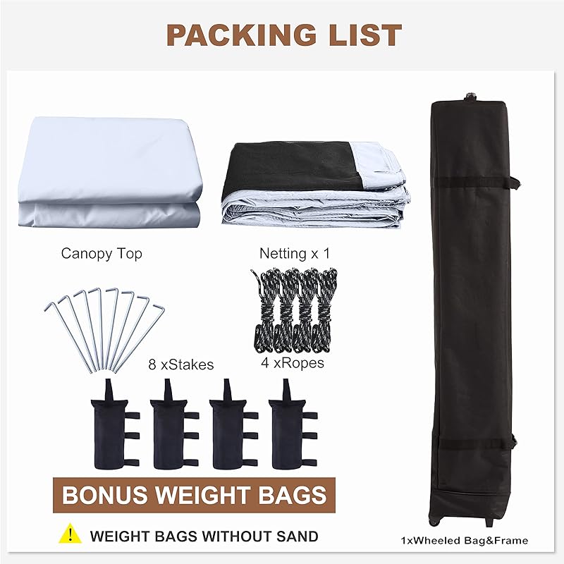 Master canopy (MASTERCANOPY) one touch tarp tent mesh set 3 stage adjustment UV cut Water resistant steel camp outdoor one touch tent With 2 pieces of