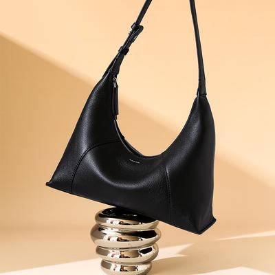Nischenstil Unterarmtasche, neue modische Leder Damenhandtasche, High-End-Feeling, Schulter-Crossbody-Knödeltasche, Großraumtasche Frau
