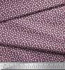 Soimoi Japan Crepe Satin Fabric Clover Leaves Small Print Fabric by Metre 42 Inch