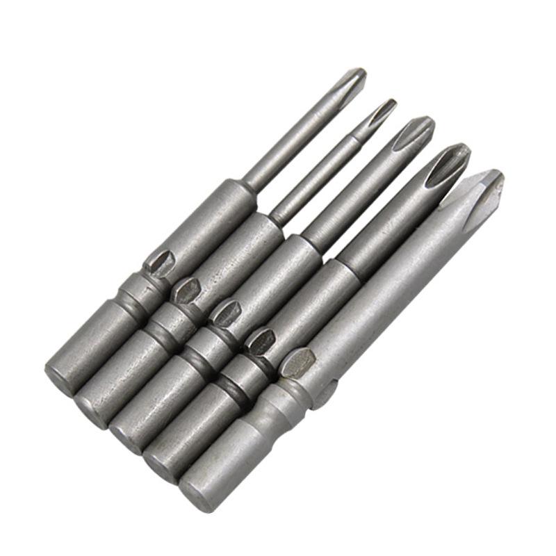 Phillips Electric Screwdriver Bit, 6mm Shank, Hardened S2 Steel, Magnetic Head.