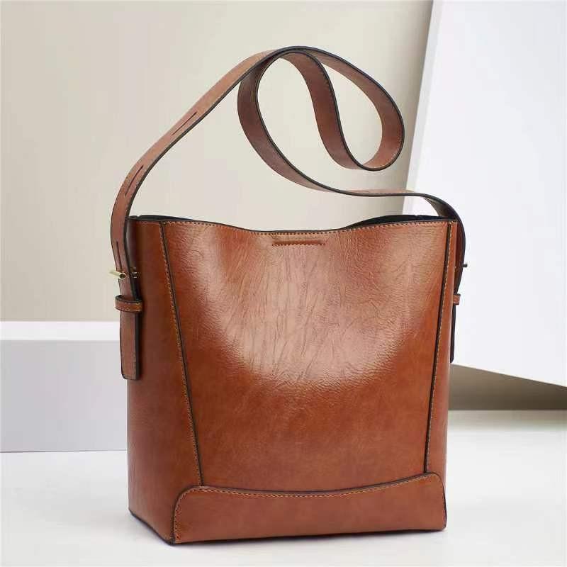 Modern Simple Pu Bucket Bag For Women In Popular Colors Ideal For Everyday Use