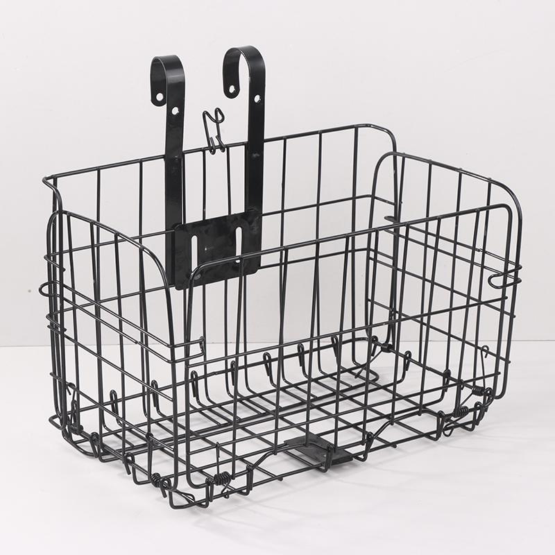 Mountain Bike Folding Storage Basket Bike Basket Front And Rear Hanging Thin Side Trailer Basket Bike Accessories Bike Basket