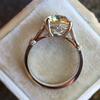 Art Style Round Super Flash Diamond Ring Jewelry