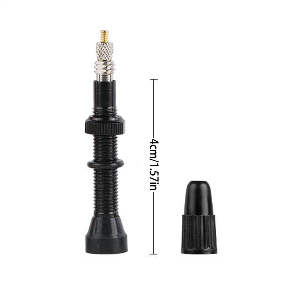 Tubeless Tire Valve Stems Vacuum Tire Valve Nozzle 40/60/80/100/120mm Aluminum Alloy Anti-leakage Vacuum Tire Valve Nozzle