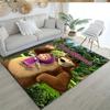 Masha Bear Customizable Name Floor Rug Office Rug Perfect for Decorate Room Balcony Bedrooms Game Room Anti-slip Rug Decorate Offices