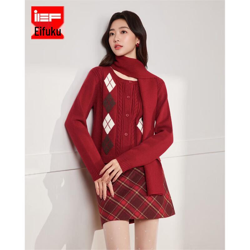 

IEF Women s Winter Red Fashion Set XL
