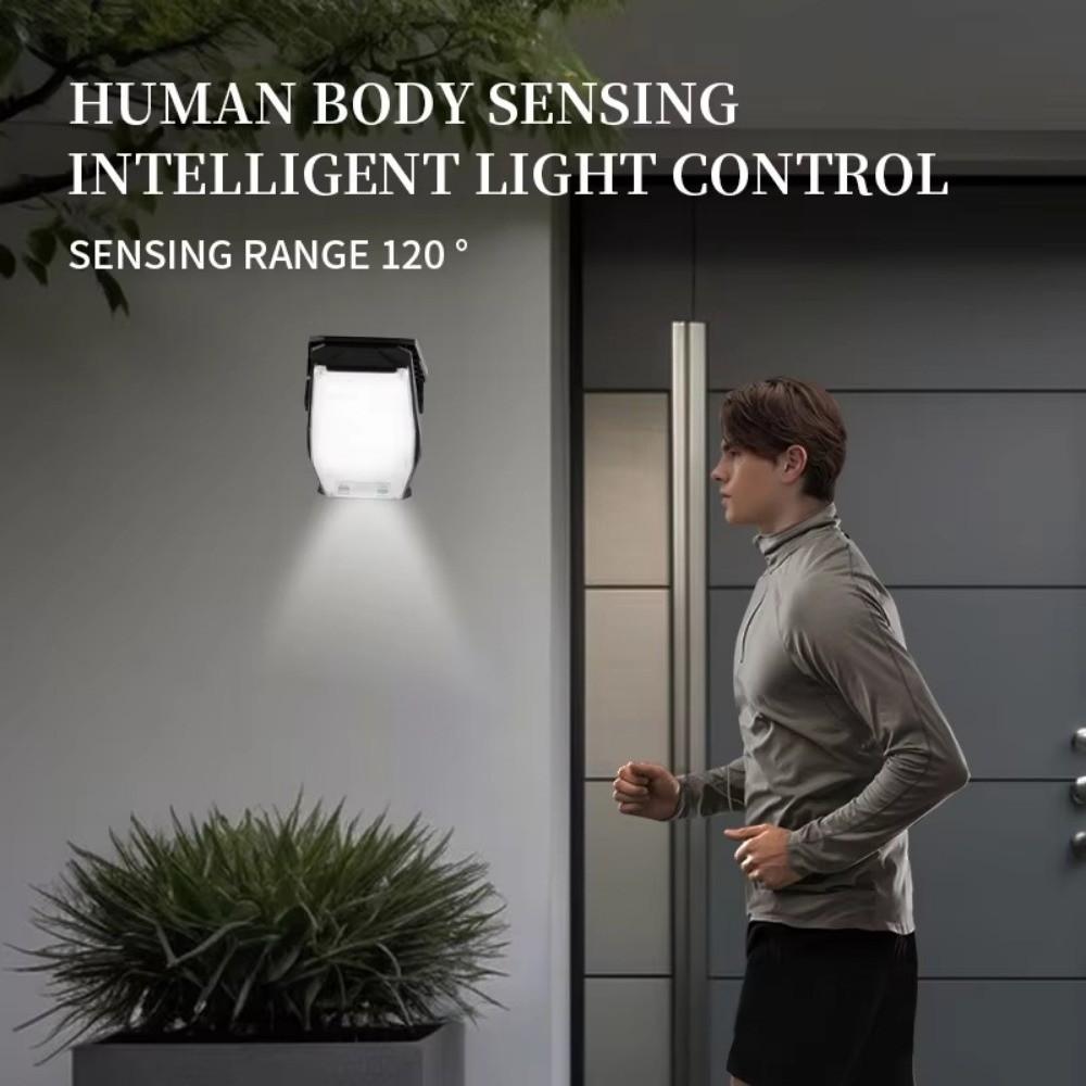 Motion Sensor Solar Clip-on Lamp Solar Powered Garden Wall Light Solar Garden Lights  Garden Decor