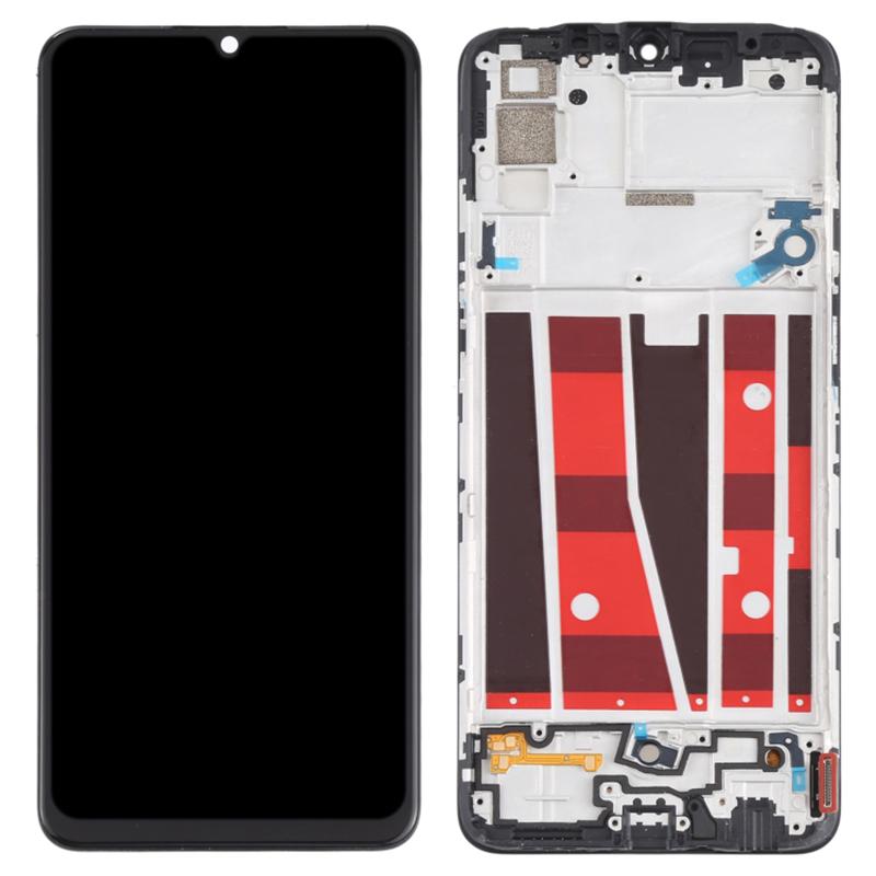 For OPPO A91/Reno3 Grade C LCD Screen and Digitizer Assembly+Frame (TFT Technology) (without Logo)
