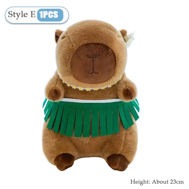 8 Styles Cute Capybara Peripheral Plush Doll Capibara Plush Doll Giant Kawaii Stuffed Animal Doll Children Birthday Gifts Toys