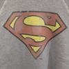 Ubrukt COACH Langermet raglan-sweat M grå ×DC SUPERMAN fleecefôr Herre Brukt