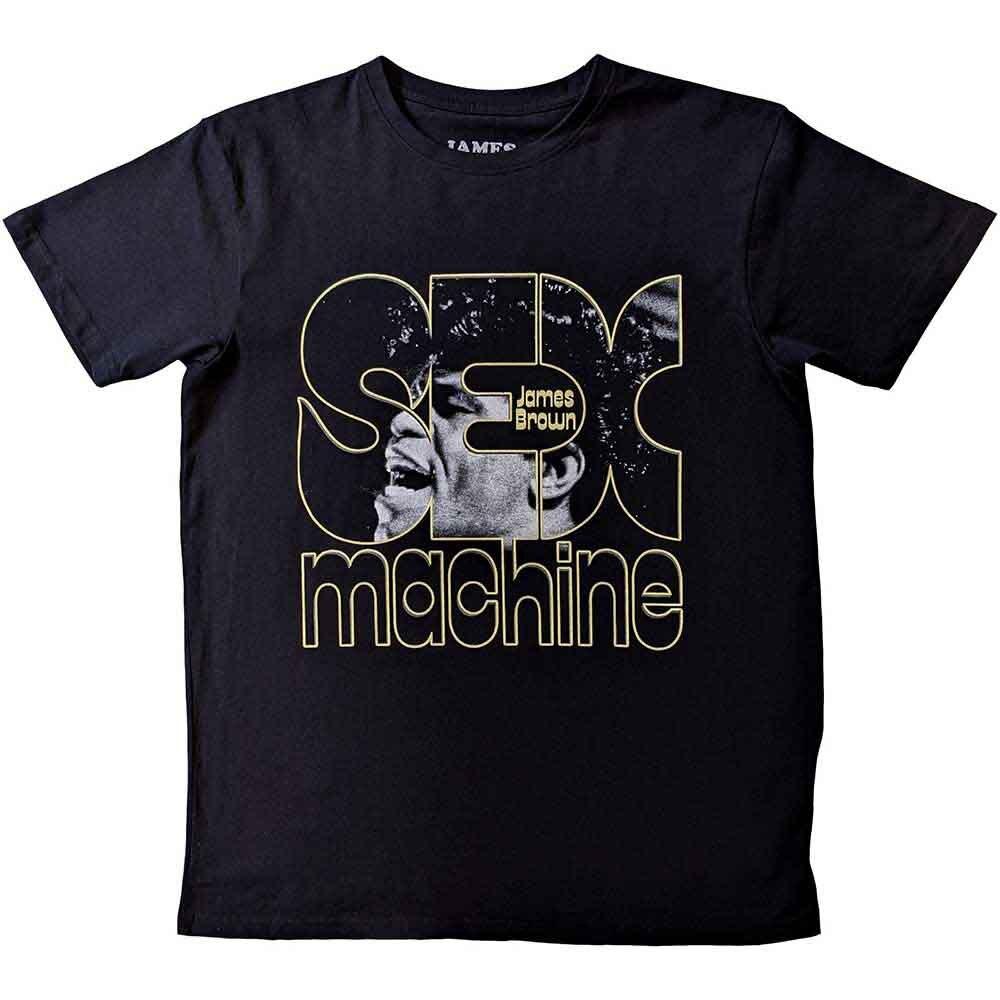 James Brown Sex Machine T-Shirt Black New Unisex T-Shirt L