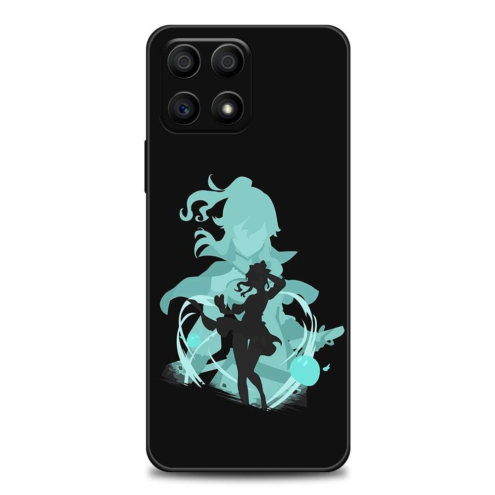 Genshin Impact Anime Spiel Handyhülle Für Honor 50 30 10 Lite 30i 20 20e 9A 9C 9X Pro 8X Nava 8i 9 Y60 Hülle Weiche Silikonhüllen