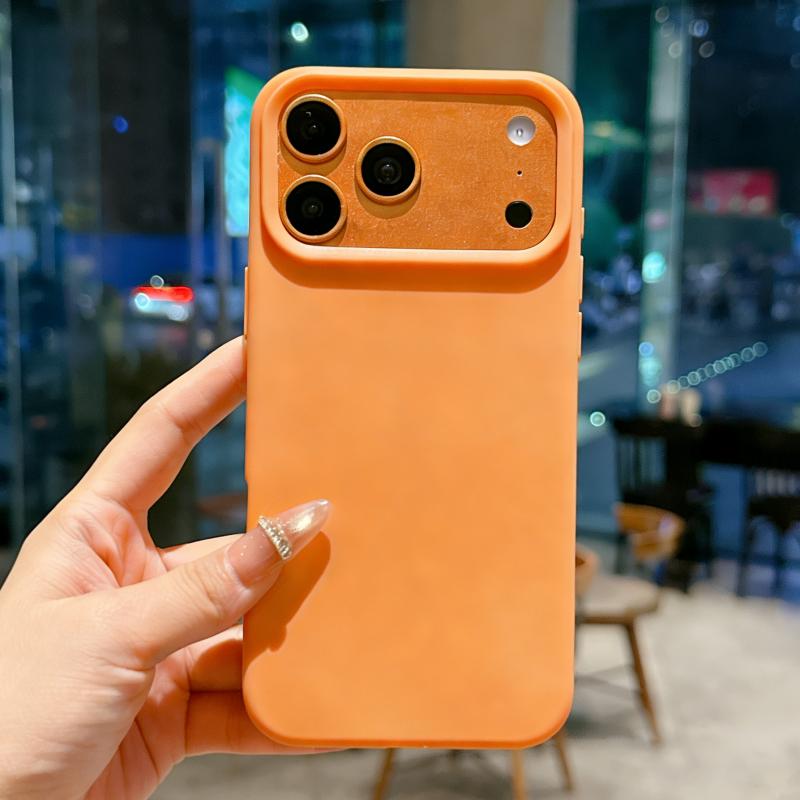

Original Soft Case For iPhone 17 Air 16 15 14 13 12 11 Pro Max Plus Plain Color Shockproof Bumper Protection Back Phone Cover iPhone 11