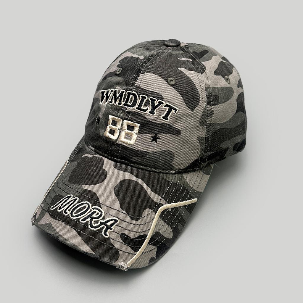 Vier Jahreszeiten Retro Persönlichkeit Camouflage Farbe Alphabet Stickerei Baseballkappe Herren- und Damen-Sonnenschutz Street Lokomotive Kappe
