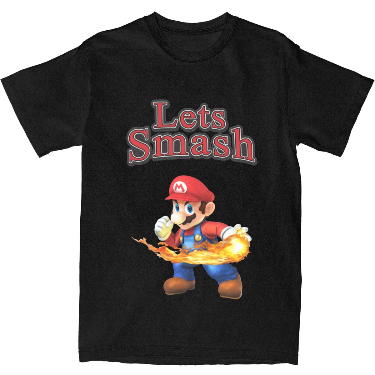 

Kawaii Super MariosTshirts Unisex Short Sleeve O-neck Summer Top Tee Fashion and Causal for Summer 4XL