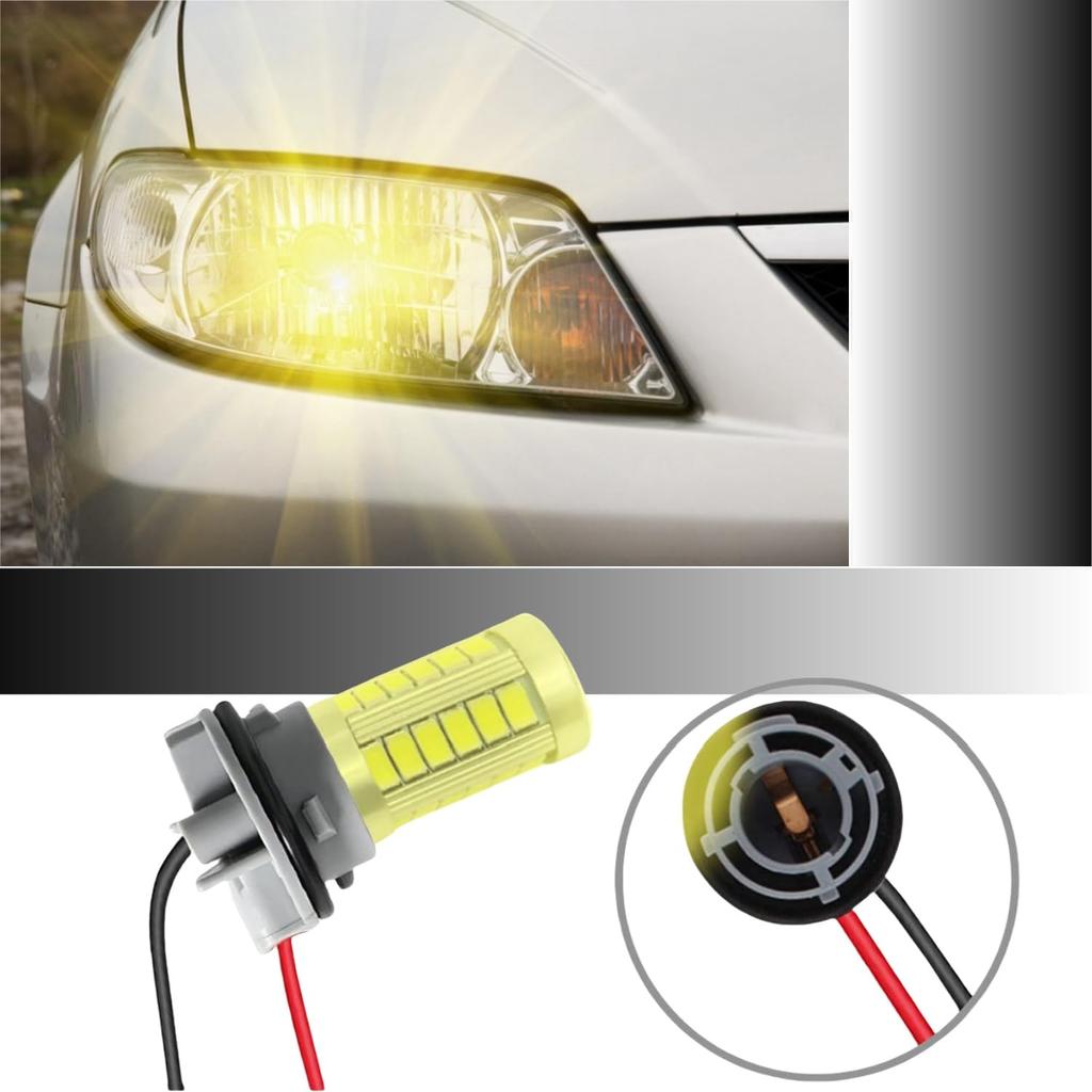 Qasim S25 Single Socket 1156 (BA15S) 180 Degree Turn Signal Headlight Tail Lamp Coupler