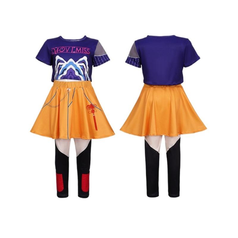 Girls Carnival Party Role Play Suit Kids School Stage Performance Outfit Children Halloween Dress Up Costume