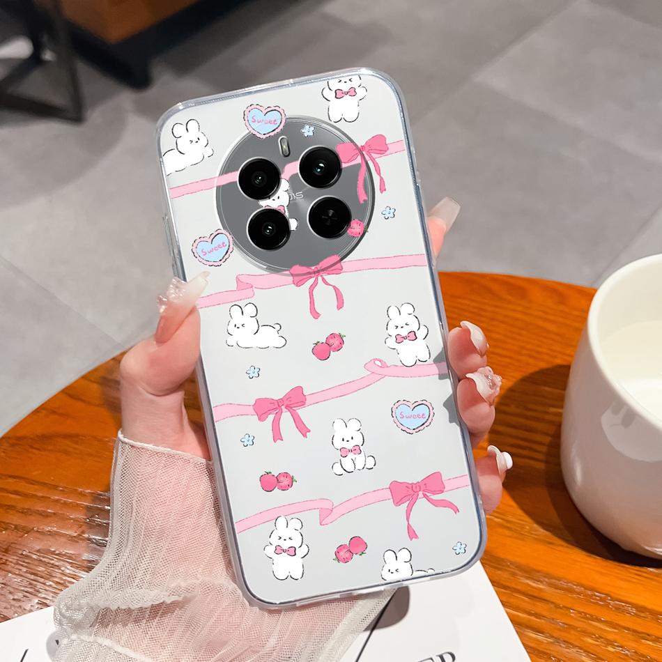 For Oppo Realme 12 Pro Plus Case For Realme12 4G 5G Phone Cover Cute Anime Transparent Soft Slim Protective Bumper Funda Coque