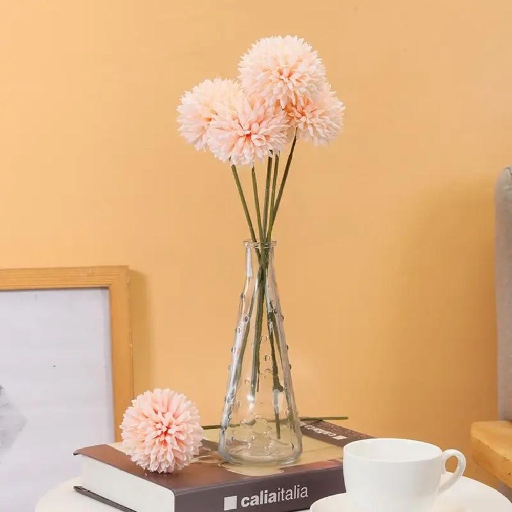 Silk Cloth Hydrangea DIY Floral Materials Chrysanthemum Fake Flower Ball  Valentine's Day Gift