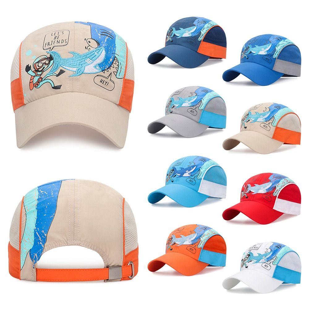 Breathable Sun Hat Mesh Children Snapback Cap Casual Kid Baseball Hat