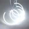 HochiTech for BMW E36 E38 E39 E46 Projector Ultra Bright SMD White LED Angel Eyes 2600LM 12V  Ring Kit Daytime Light 131mmx4