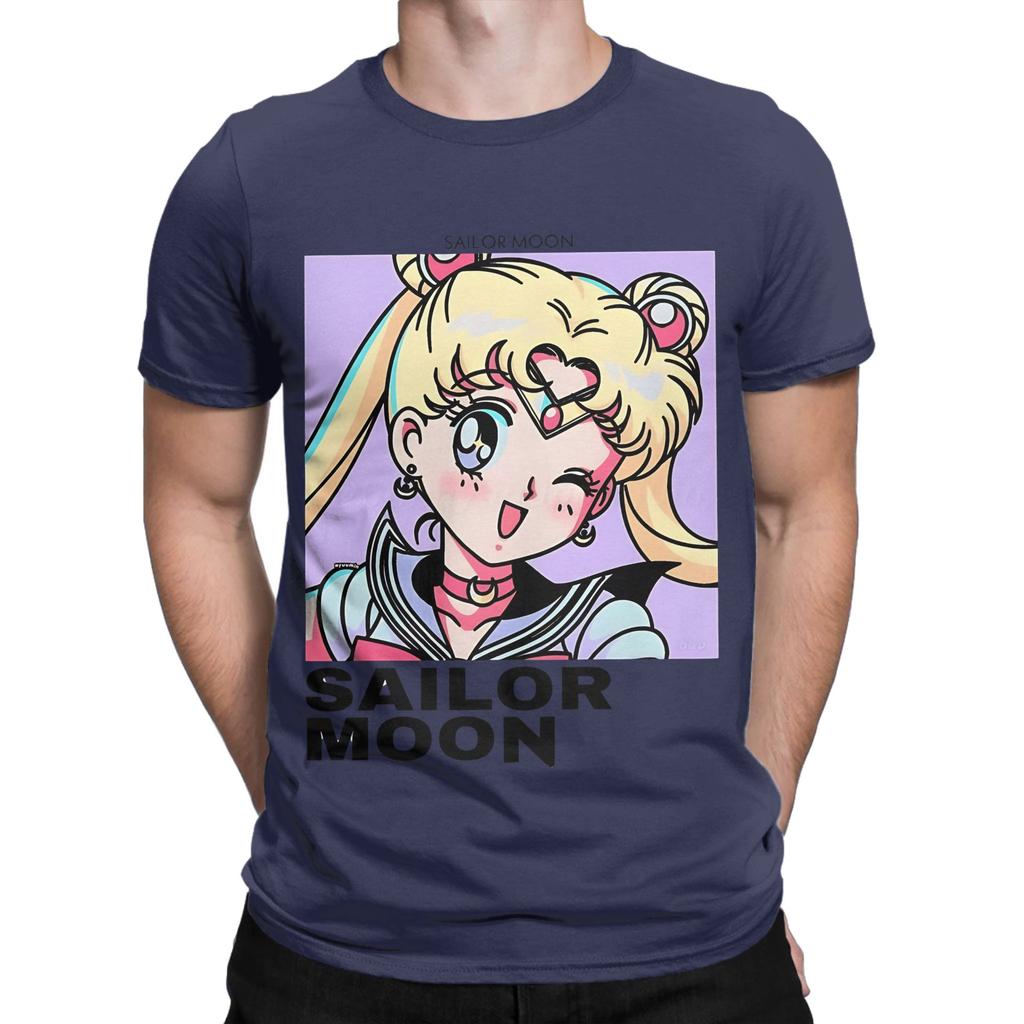 Usagi Tsukino Purple Funny 100 Cotton TShirt Tsukino Usagi Tees Tops For Unisex