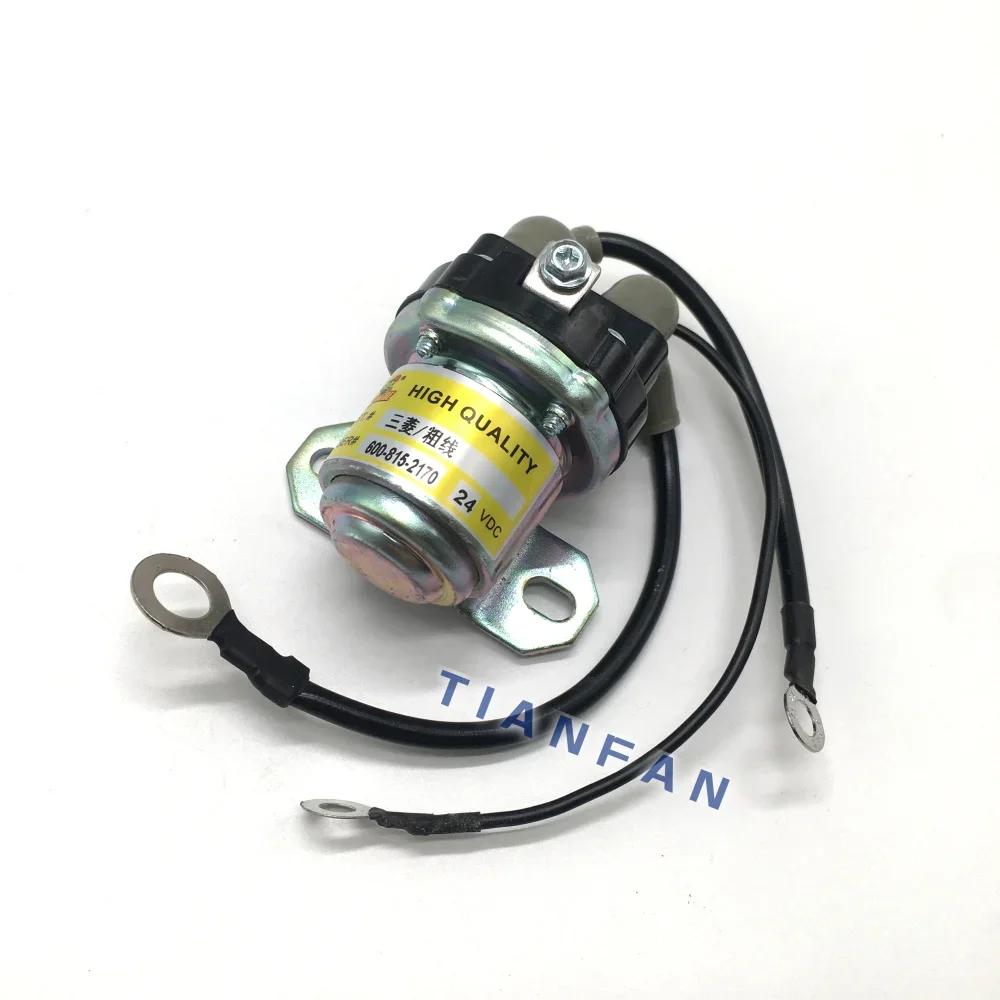 24V 12V For Doosan Daewoo For Kobelco For Hitachi Excavator Starter Motor Relay Universal Car Starter Accessories ordinary 24V