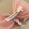 3D Bow Mesh Hair Clip & Crown Headband for Girls