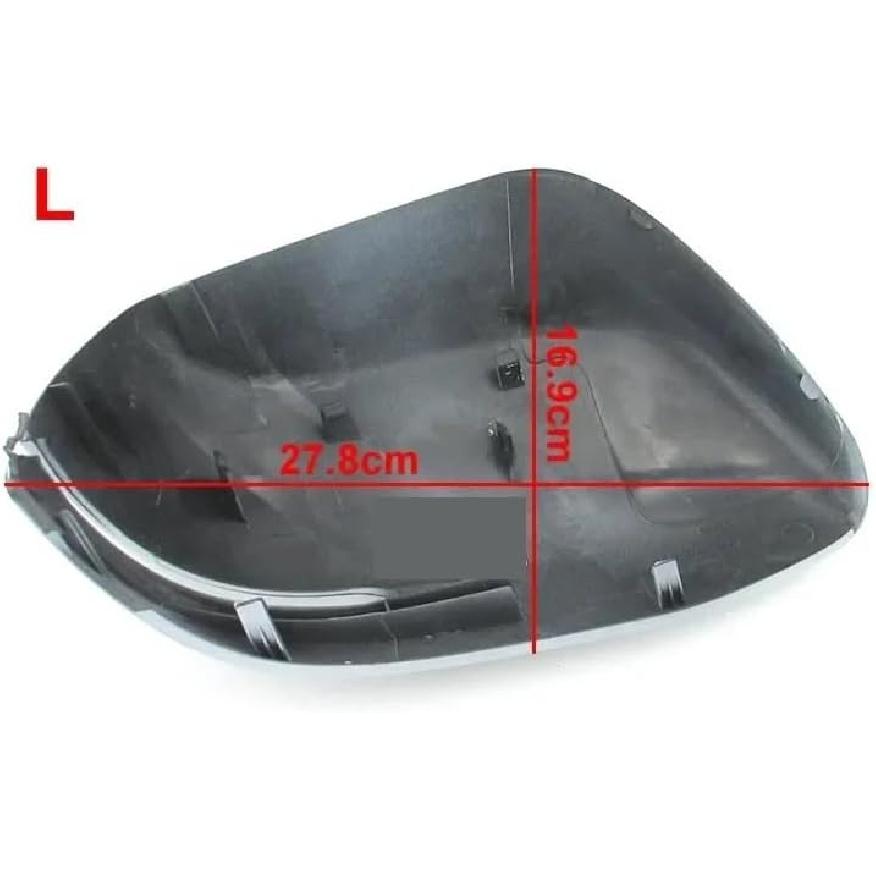 Compatible For CRV CR-V 2012 2013 2014 2015 2016 Car Accessories Rearview Mirrors Cover Rear View Mirror Shell Housing Color Painted(Snowflake silver