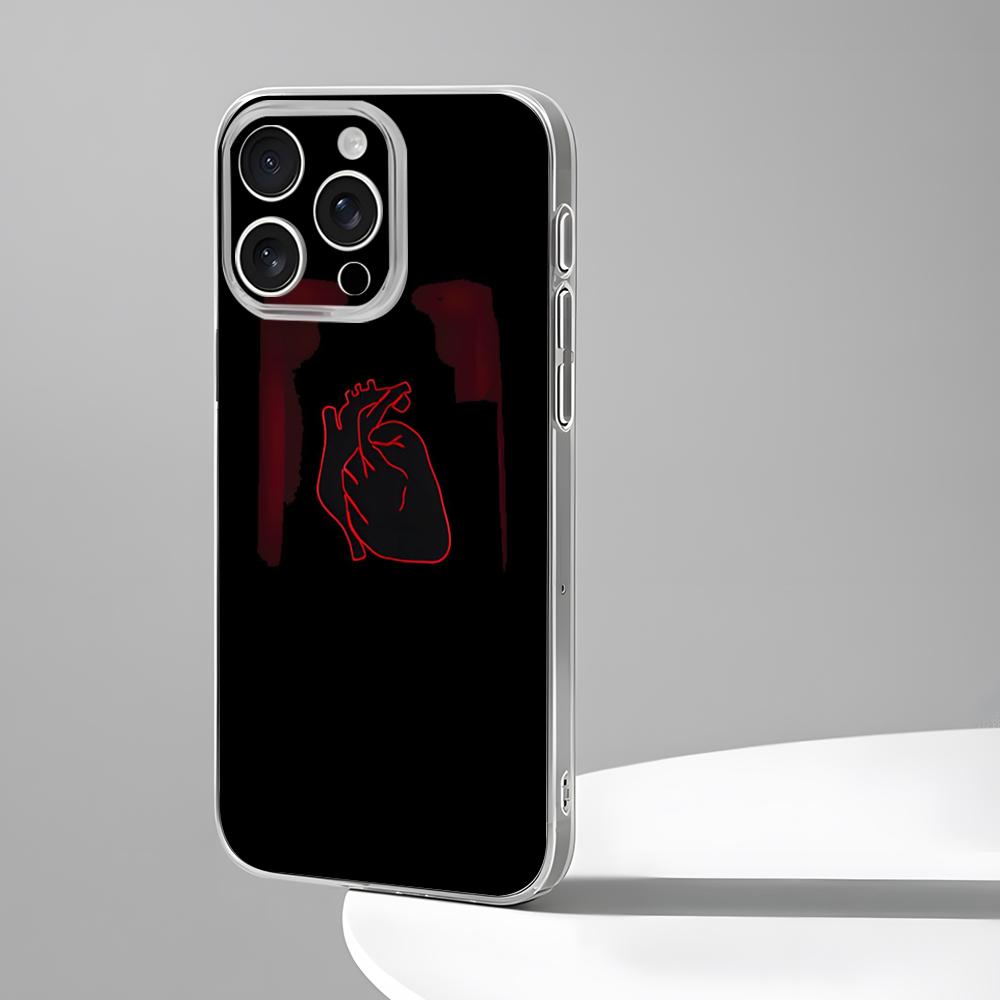 PNL QLF Rapper Singer Phone Case New For IPhone 16 15 14 12 13 11 Pro Max Mini X XR XS Plus Black Silicone Transparent Cover