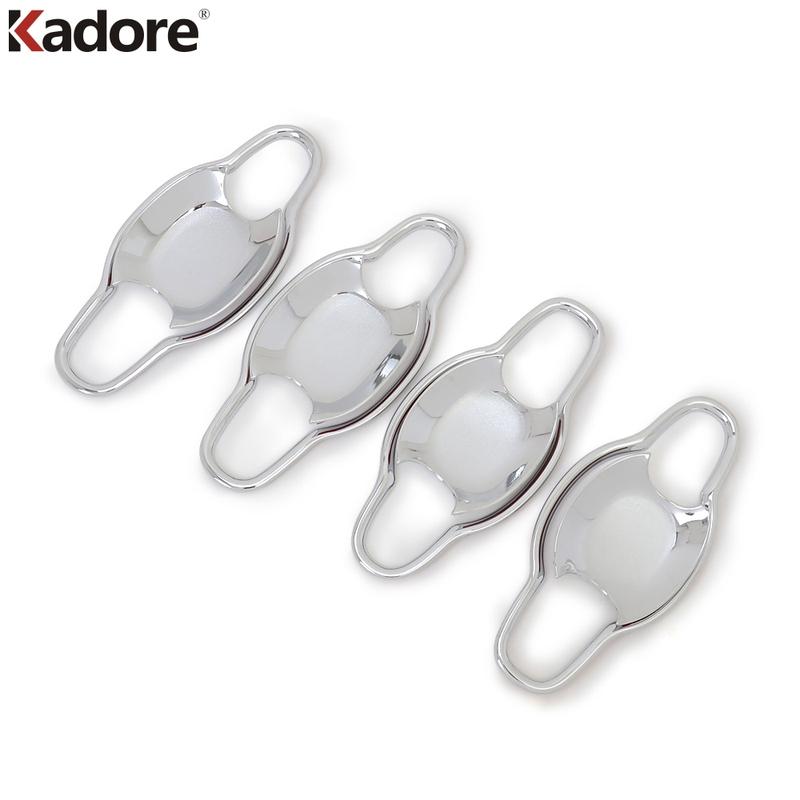 For Toyota Alphard Vellfire 2016 2017 2018 Chrome Side Door Handle Bowl Cover Trim Decoration Molding Car Exterior Accessories