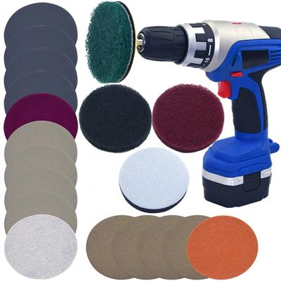 21 Teile/satz Schleif Scheiben Schwamm Puffer M16 Bohrer Adapter Strapazierfähig Auto Möbel Scheinwerfer Polieren Pad Mopp Set Fahrzeug