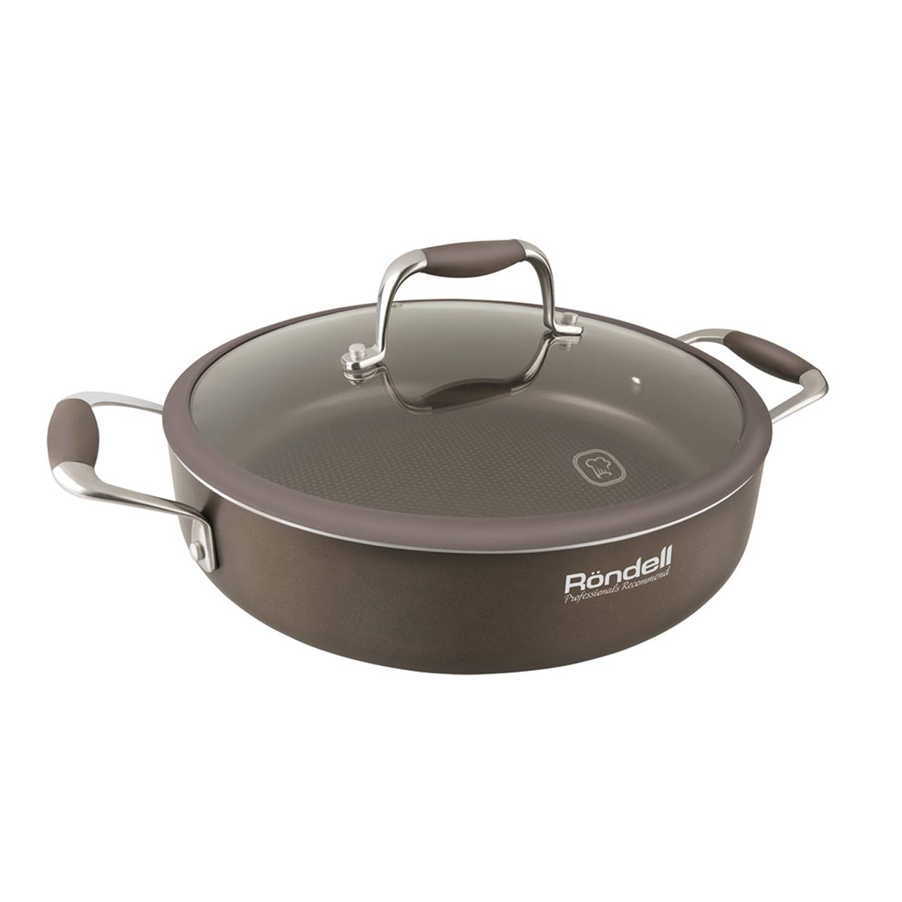 

Кастрюля с крышкой Rondell Mocco 26 см Rda-282