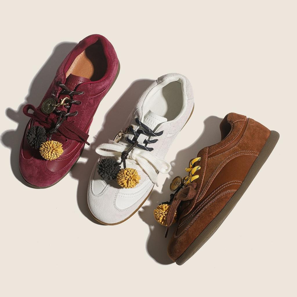 Low-top Casual Thick-soled Heightening Little White Shoes, Leather Autumn New Shock-absorbing Fashionable Versatile Women's Shoes