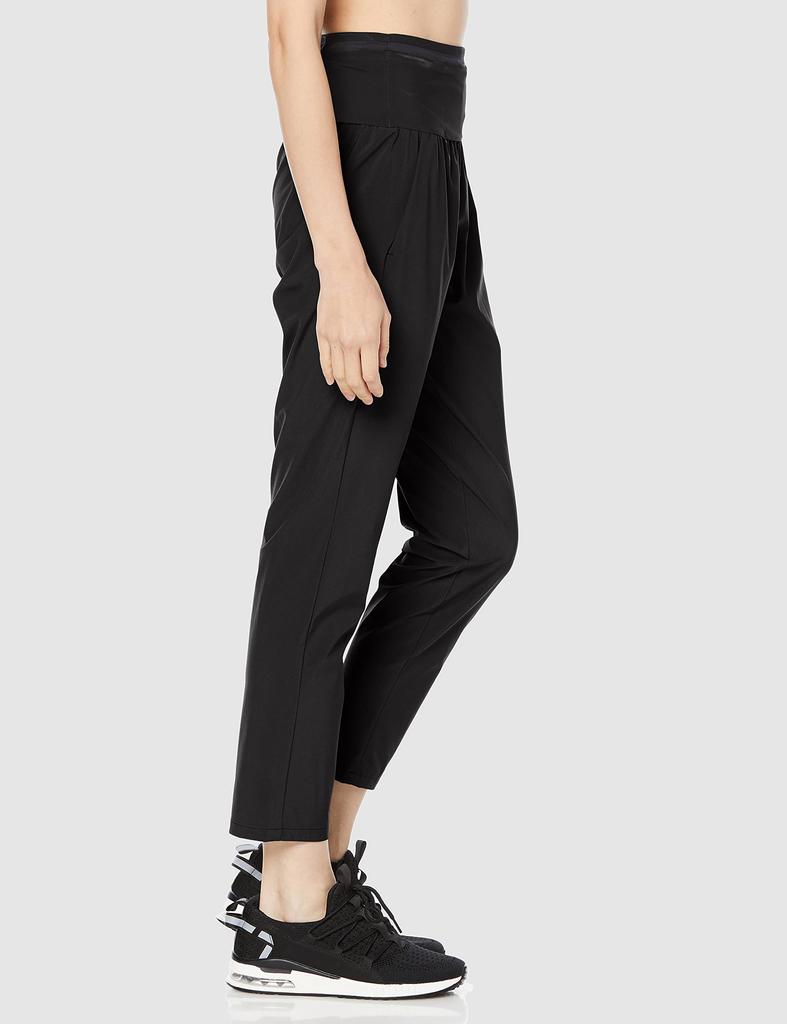 The North Face Barbright Running Size L Women's Pants, Water-Repellent, Stretch, Anti-Static, Black,