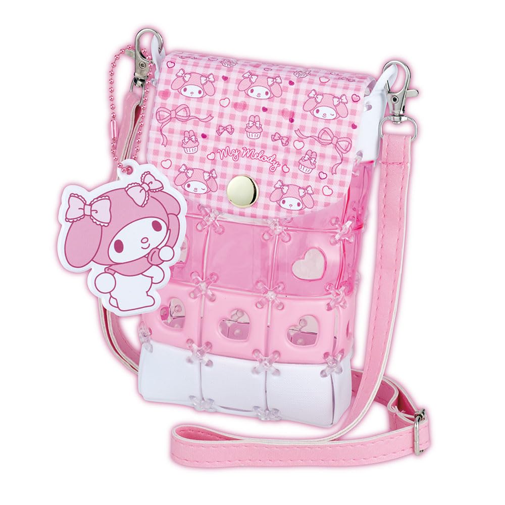 BEVERLY Pacherie My Melody Phone Shoulder Bag [Includes My Melody Charm] [Display Pocket – Great for Oshi Katsu Too!]