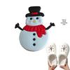 Detachable Christmas Shoe Buckle: PVC Flower Decoration for Hole Shoes