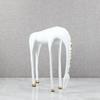 Black Cast Iron Abstract Horse and Deer Statue, Simulated Animal Model Sculpture, Office Desk Ornament, Modern Home Decoration