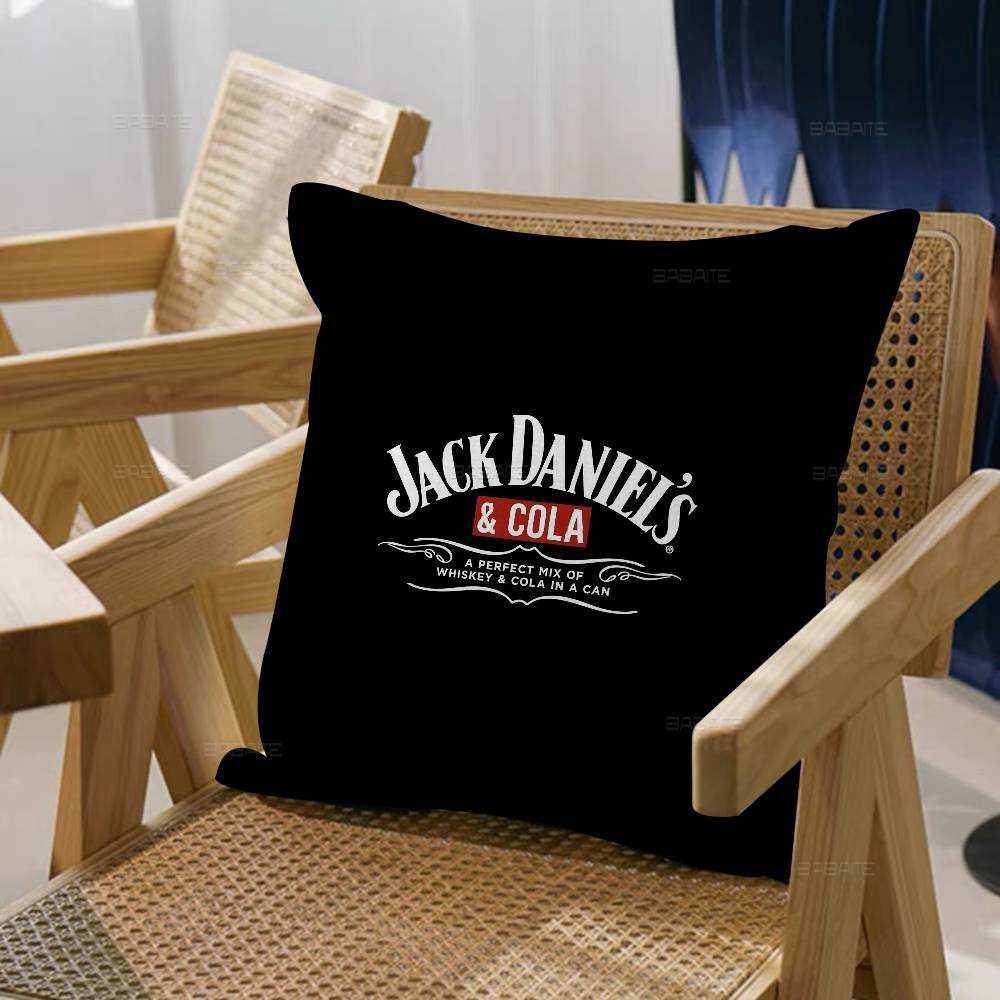 Classic Whiskey Logo J-Jack D-DanielS Pillow Cover Sofa Cushion Cover Home Room Decoration Children Gift