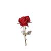 Red Rose Brooch With Diamonds Temperament Brooch Anti-Light Pin Clothing Accessories
