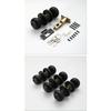 Stainless Steel Spherical Handle Lock Entrance Passage Keyless Door Lock Black Bathroom Door Lock Indoor Hardware Lockset