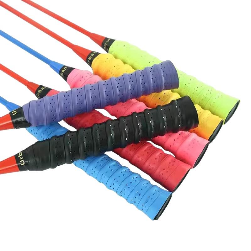 Perforiertes rutschfestes Griffband für Badminton, Tennis, Angelruten und Schleudern – Atmungsaktiver, schweißabsorbierender Griffwickel