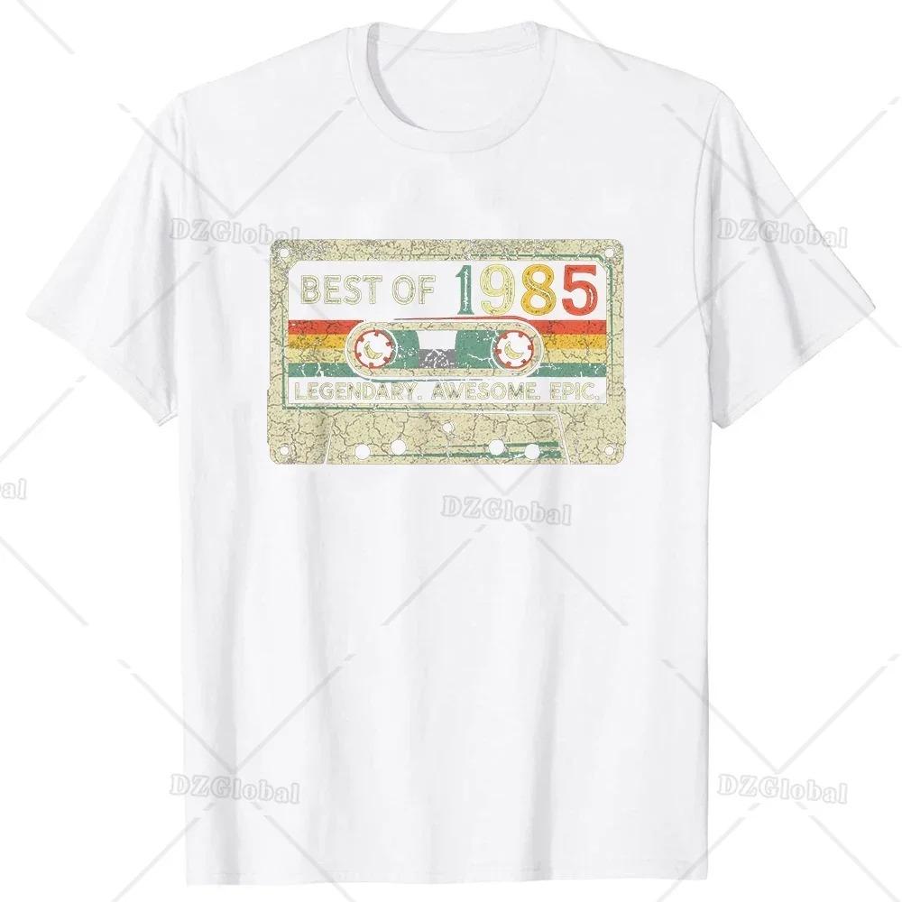 Funny Birthday Gift Vintage Made In 1985 39th Birthday 39 Years Old T Shirts Summer Graphic Streetwear Short Sleeve T-shirt Men