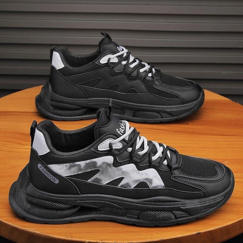 Zapatos de otoño para hombre nuevos zapatos de malla transpirable zapatos deportivos de plataforma versátiles de tendencia para hombre casual para hombre