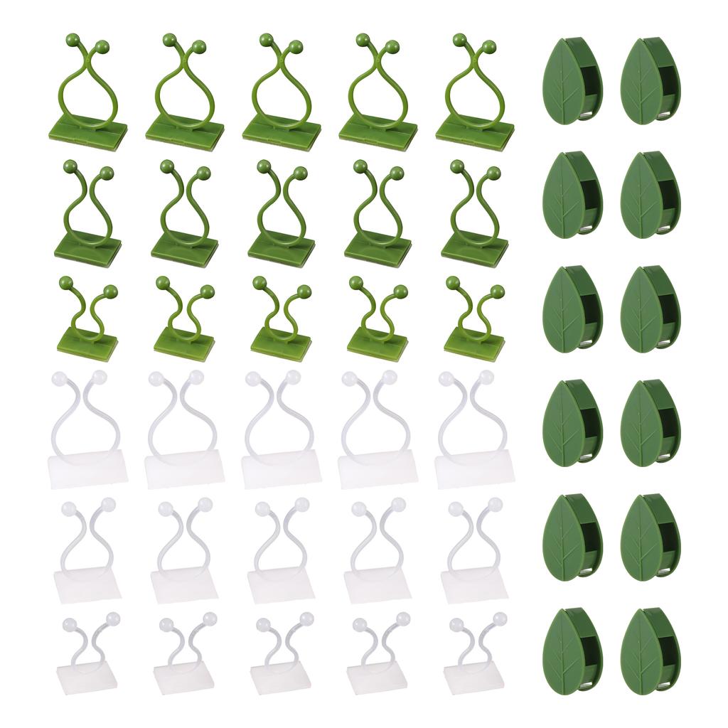 10 Stück Pflanzenkletterwand Befestigungsclip Grünes Blatt Simulation Pflanzenclip Unsichtbare Halterung Kletterpflanze Grünes Blatt Rankenhaken