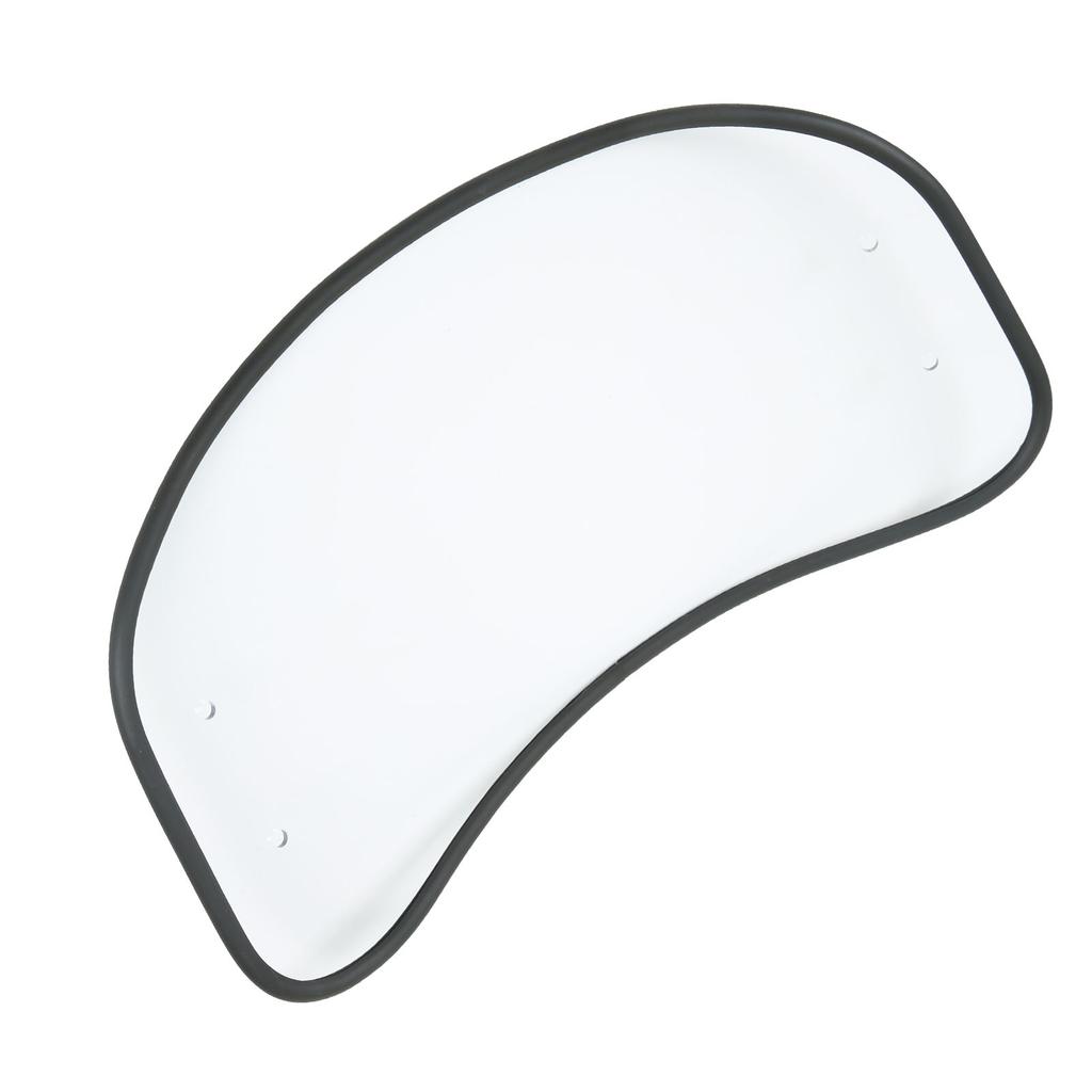 Motorrad Oval Windschild Klar Frontscheibe Spoiler Luftwindabweiser Schutzschild Universelle Passform Transparent