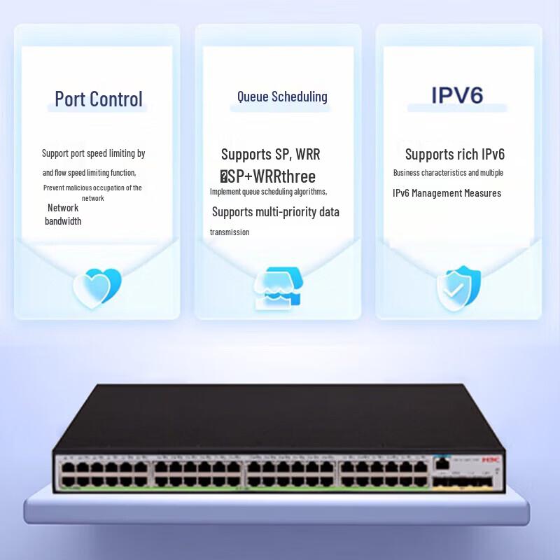 H3C S5130V2-52S-LI Gigabit Managed Enterprise Switch