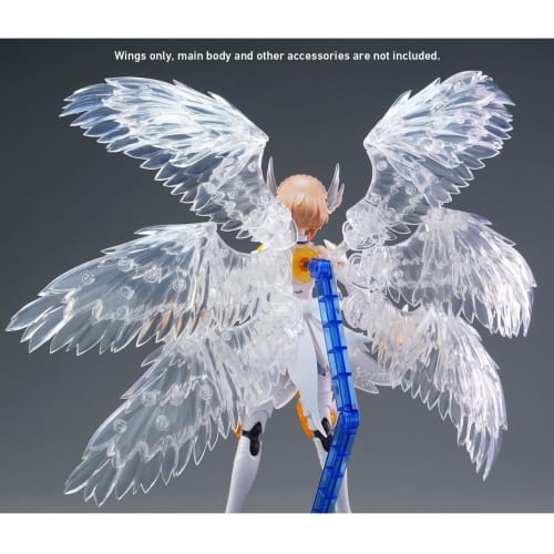 HiPlay Toyoha Six-Winged Angel Wings Transparent Accessory Pack, Pre-Colored Plastic Model Kit