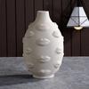 Nordische Keramik-Gesichtsvase Modernes Wohnzimmer Lippenblume Leichter Luxus Ausdruck Halbes Gesicht Dekoration Heimdekorationszubehör